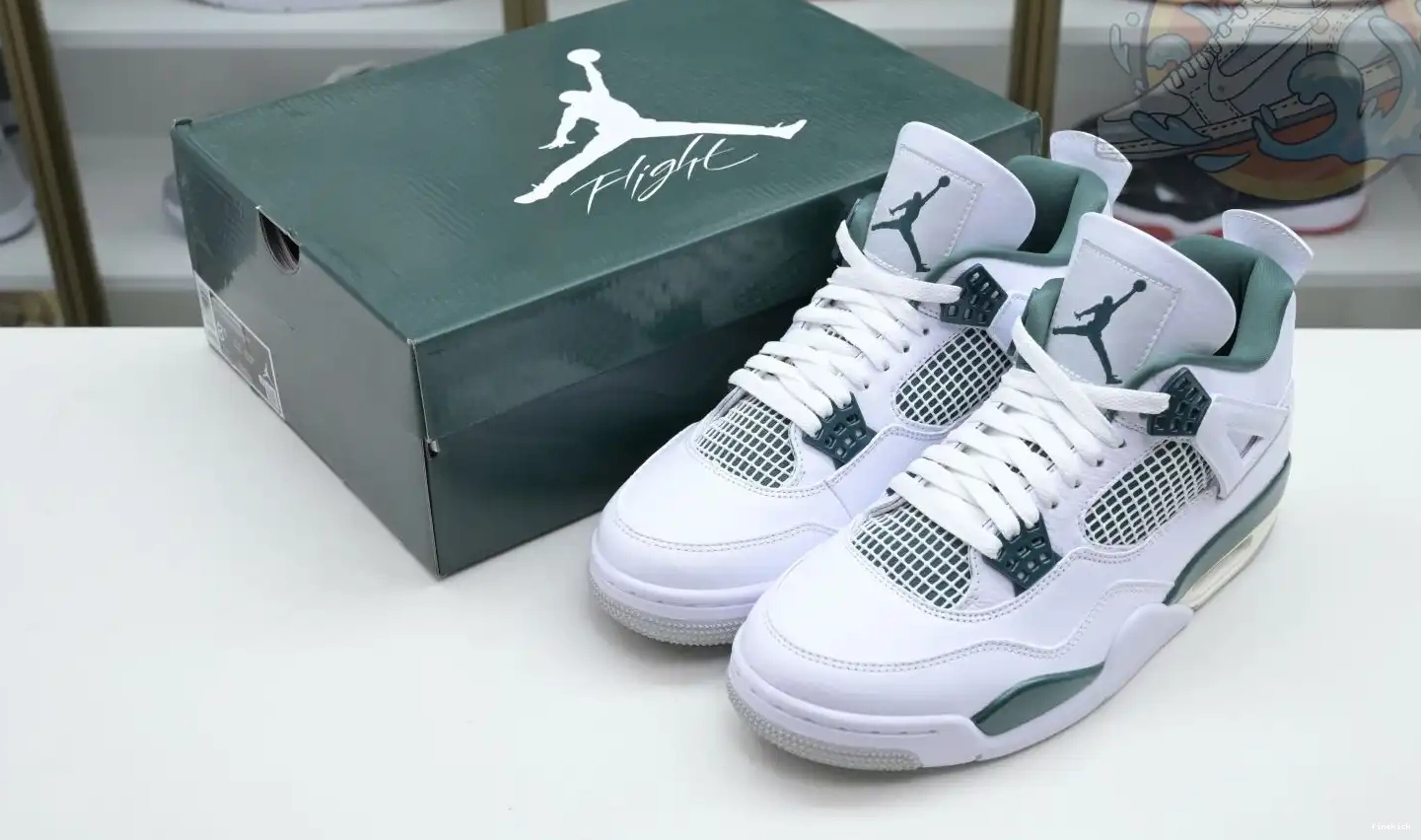 4 Air Green Jordan Oxidized 0705